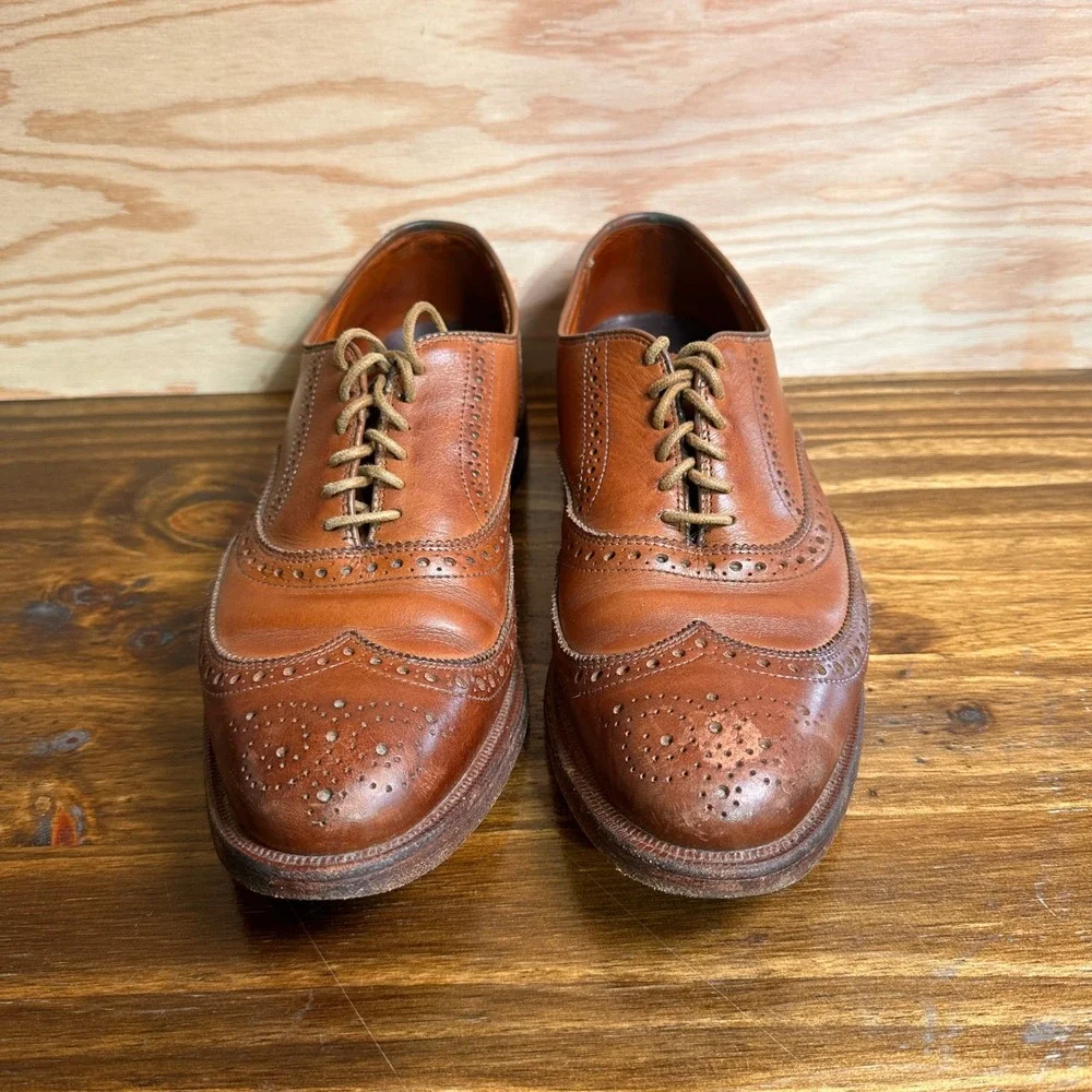 Allen Edmonds Independence Collection Jefferson Wingtip Brogue Shoes Men 10.5/11